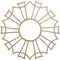 Ekena Millwork Augustus Wood Fretwork Pierced Ceiling Medallion, Hickory, 38"OD x 13 3/8"ID x 1/4"T CMWP38X38X0250AUHI - alternate 1